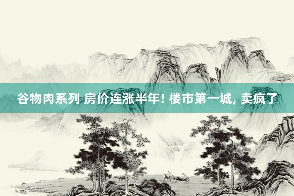 谷物肉系列 房价连涨半年! 楼市第一城, 卖疯了